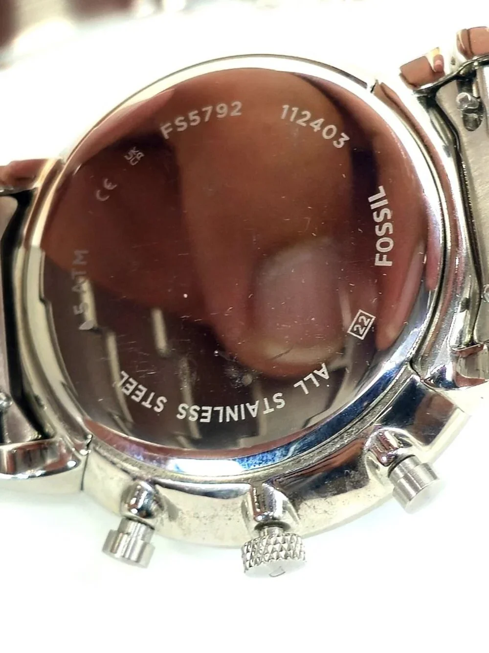 Fossil Fenmore BQ9346 Men's Blue Dial Multifunction Watch 42mm